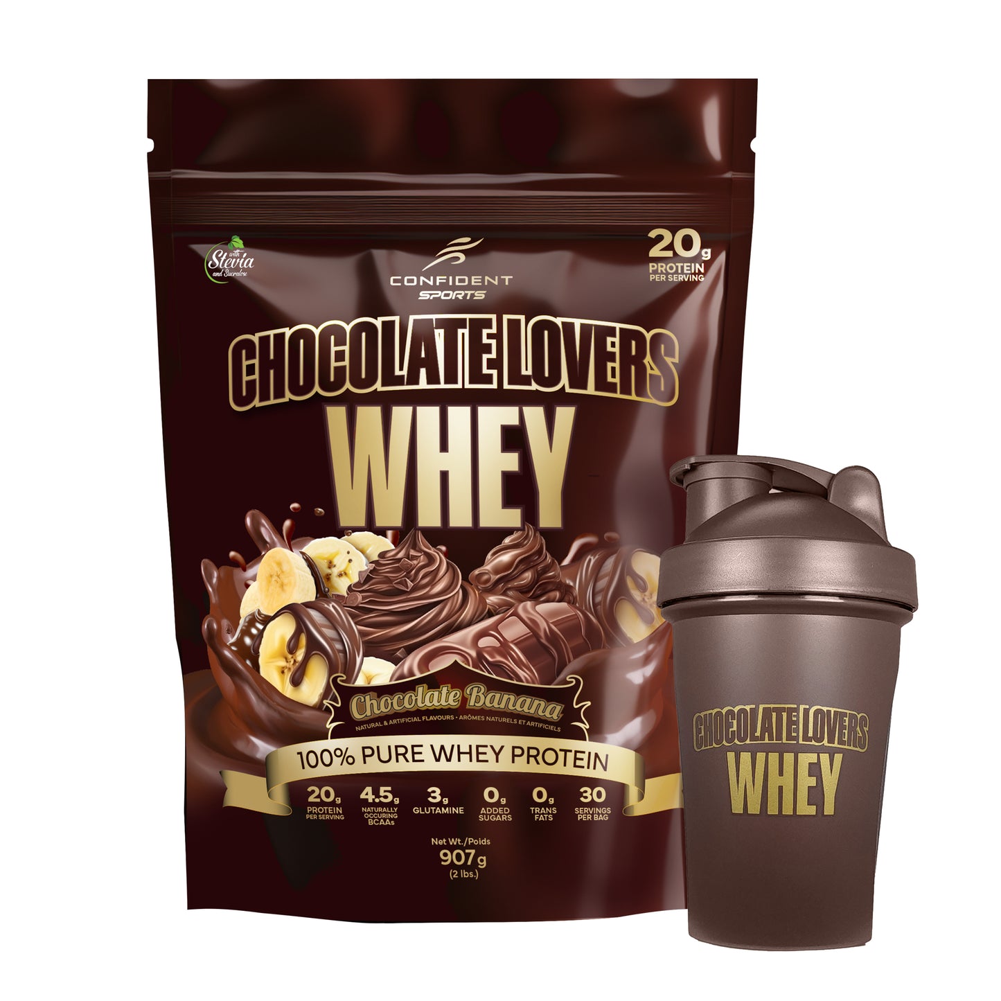 Chocolate Lovers Whey FREE Shaker Bundle