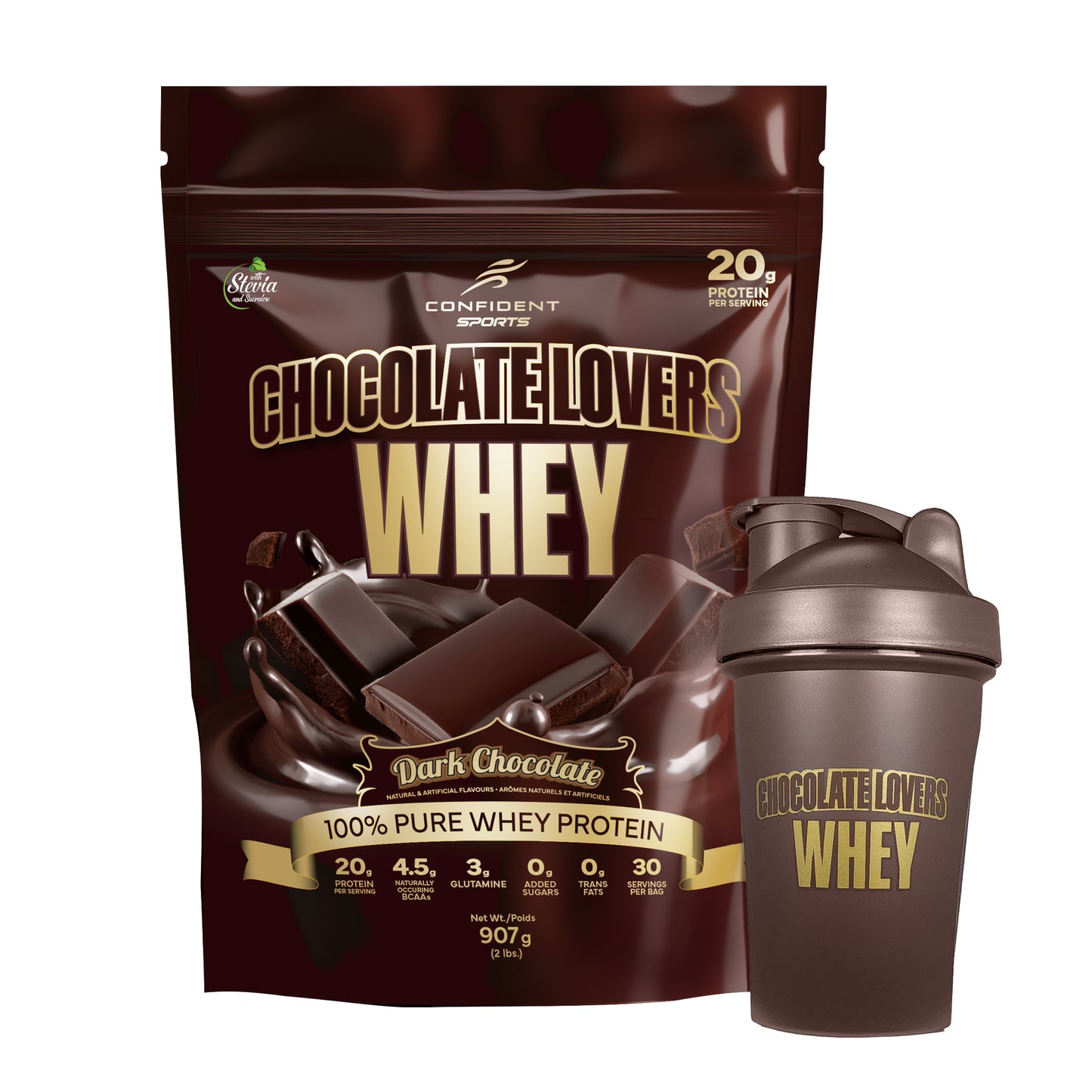 Chocolate Lovers Whey FREE Shaker Bundle