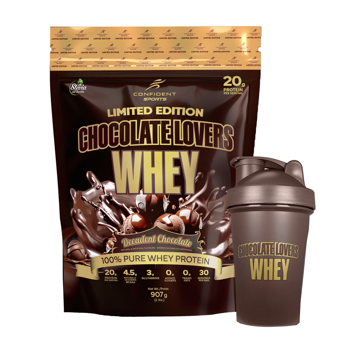Chocolate Lovers Whey FREE Shaker Bundle