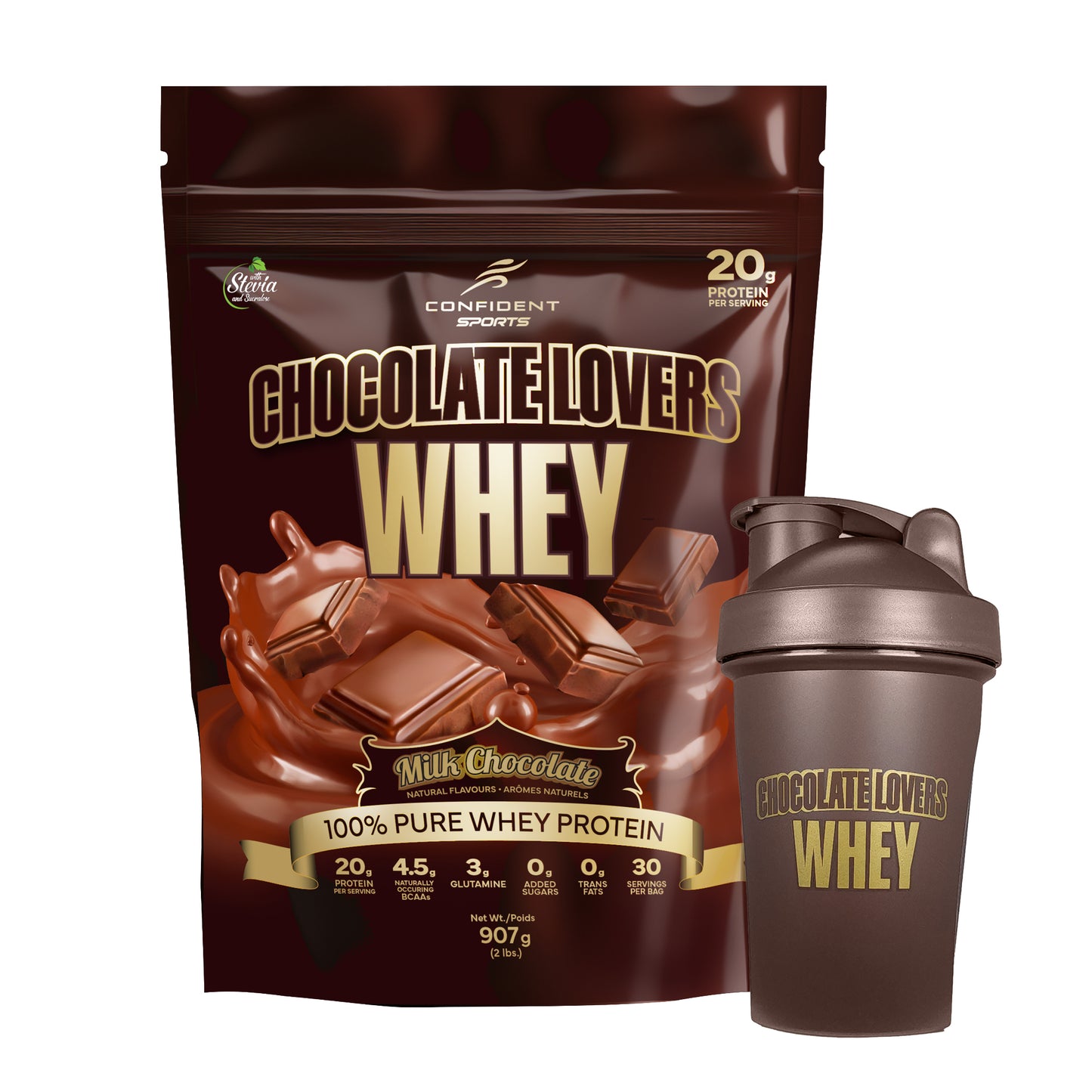 Chocolate Lovers Whey FREE Shaker Bundle