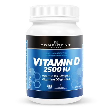 Vitamin D3 2500 IU Softgels
