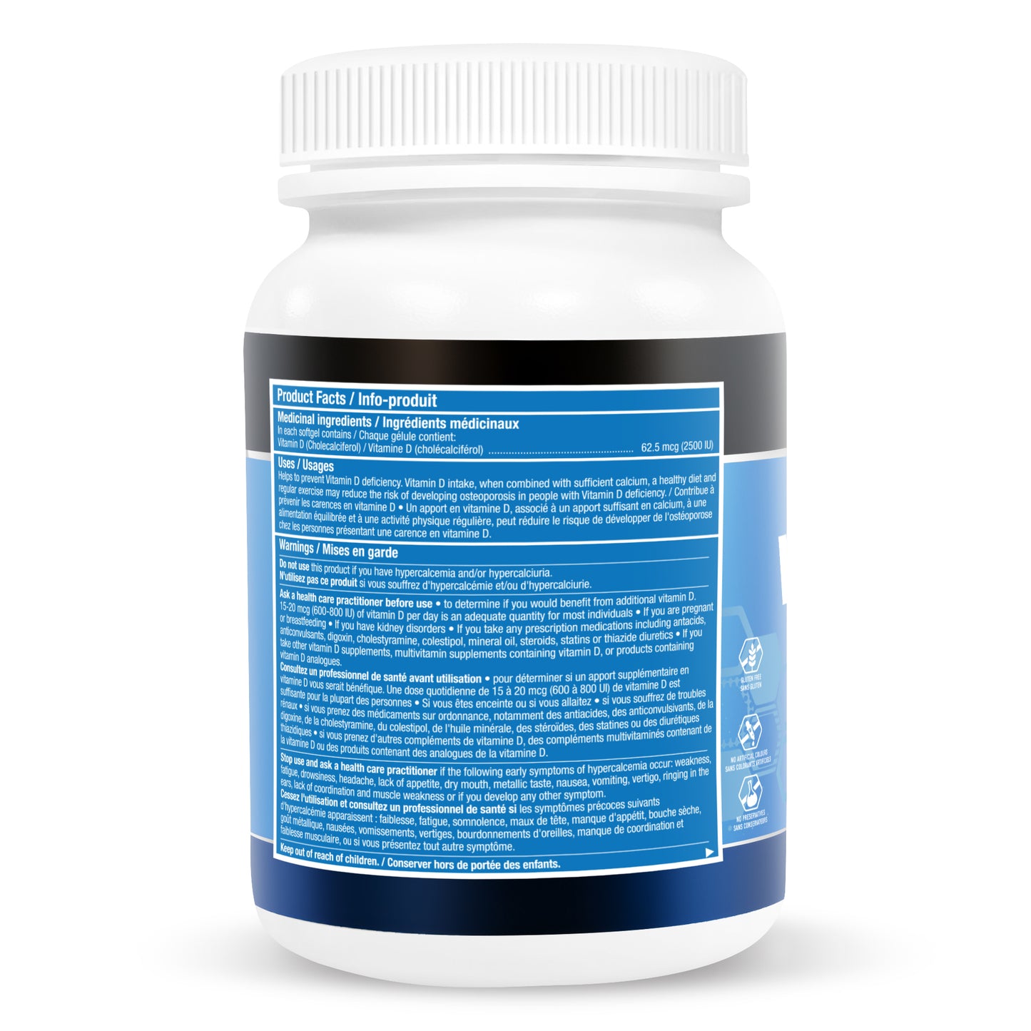 Vitamin D3 2500 IU Softgels