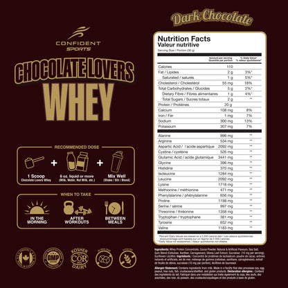 Chocolate Lovers Whey Dark Chocolate