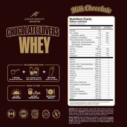 Chocolate Lovers Whey Milk Chocolate