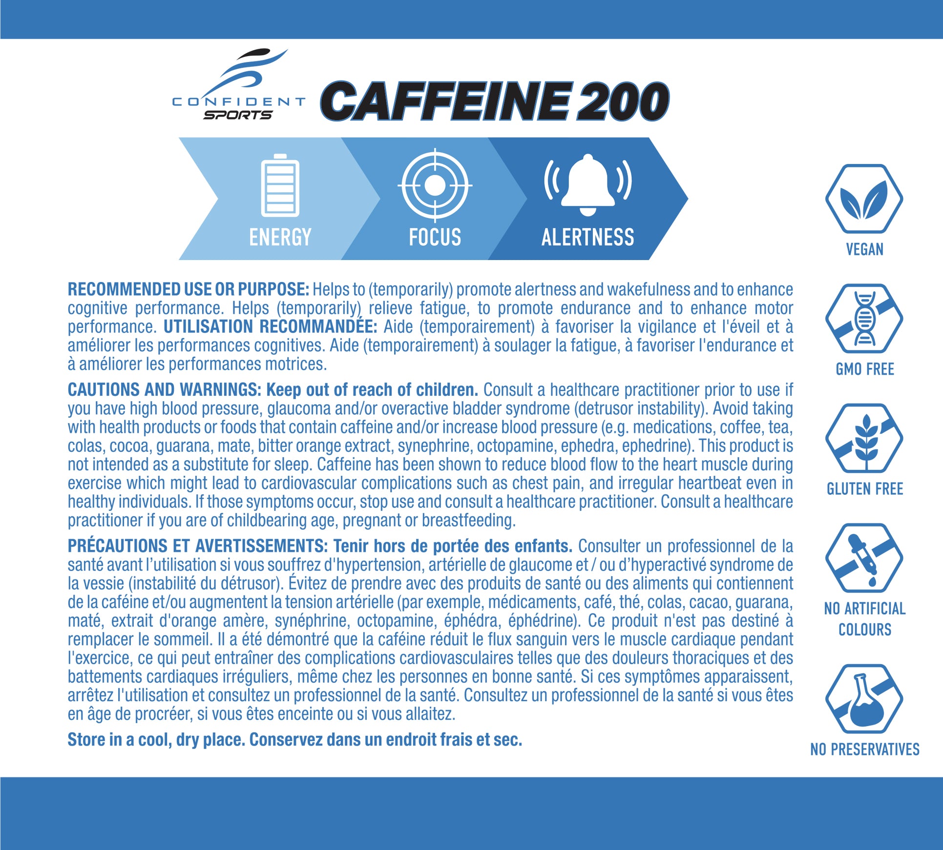 Caffeine 200 (250, 500 ct)