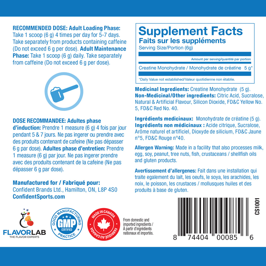 Creatine Monohydrate Orange Mango