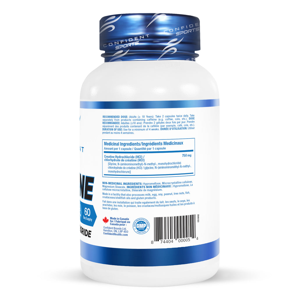 Creatine HCl (120, 240 ct)