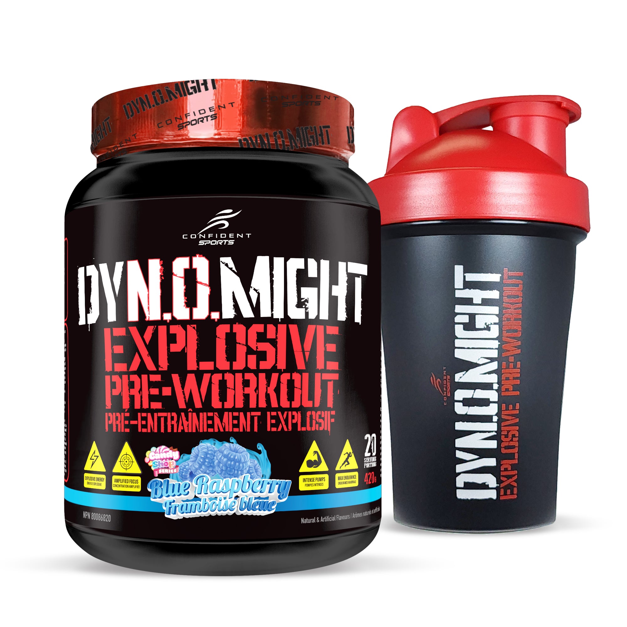 Dynomight Preworkout with FREE Shaker Cup