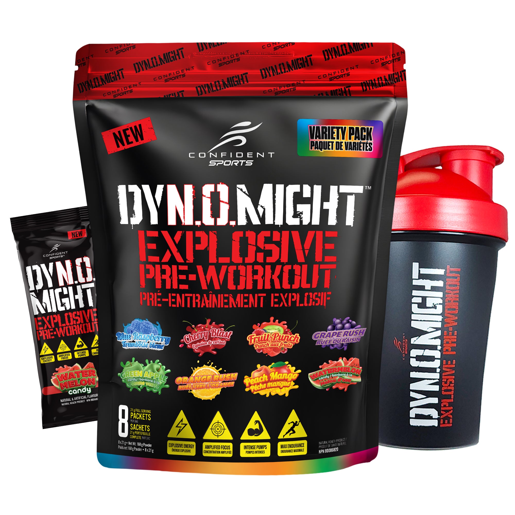 Dynomight Preworkout with FREE Shaker Cup