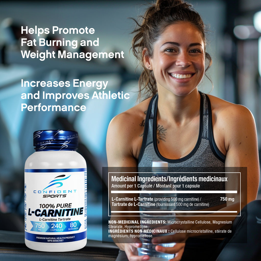 Confident Sports | L-Carnitine Confident Health Confident Sports | L-Carnitine Confident Health