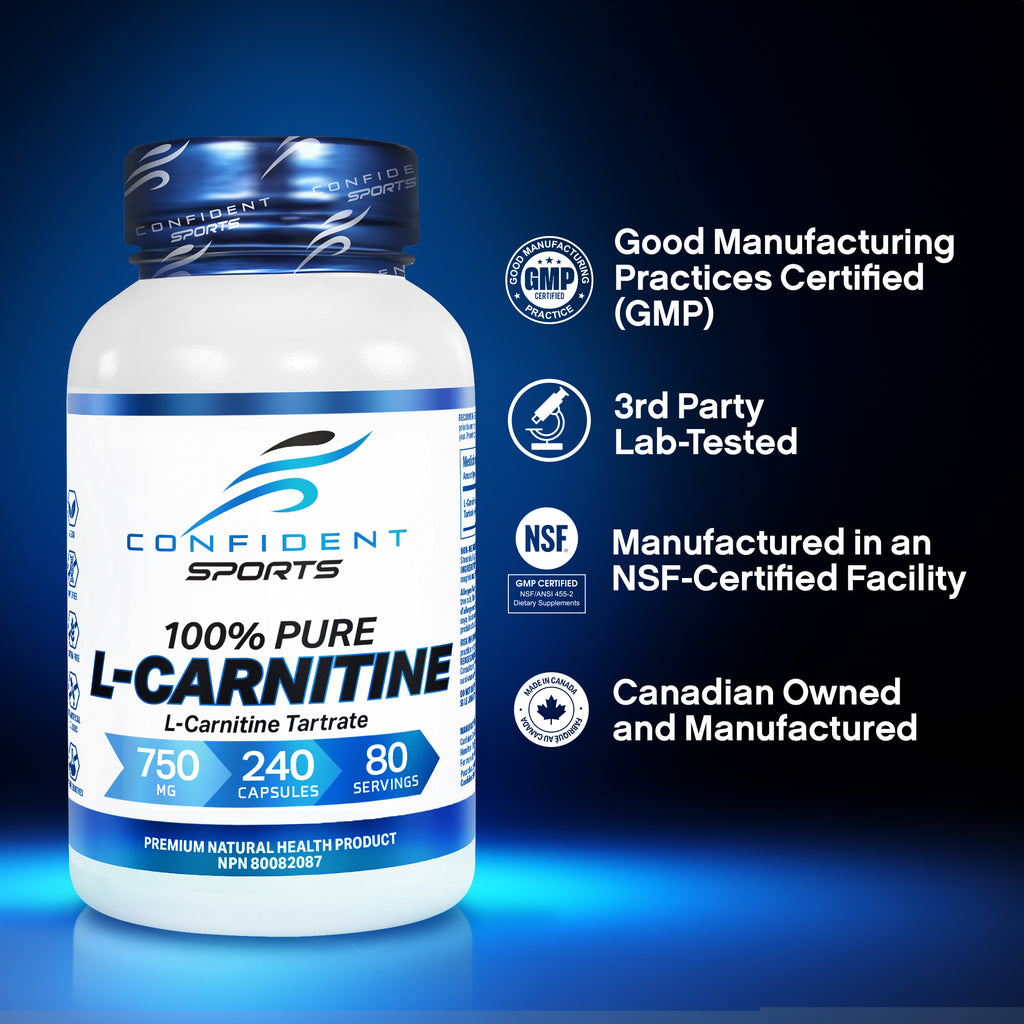 Confident Sports | L-Carnitine Confident Health Confident Sports | L-Carnitine Confident Health