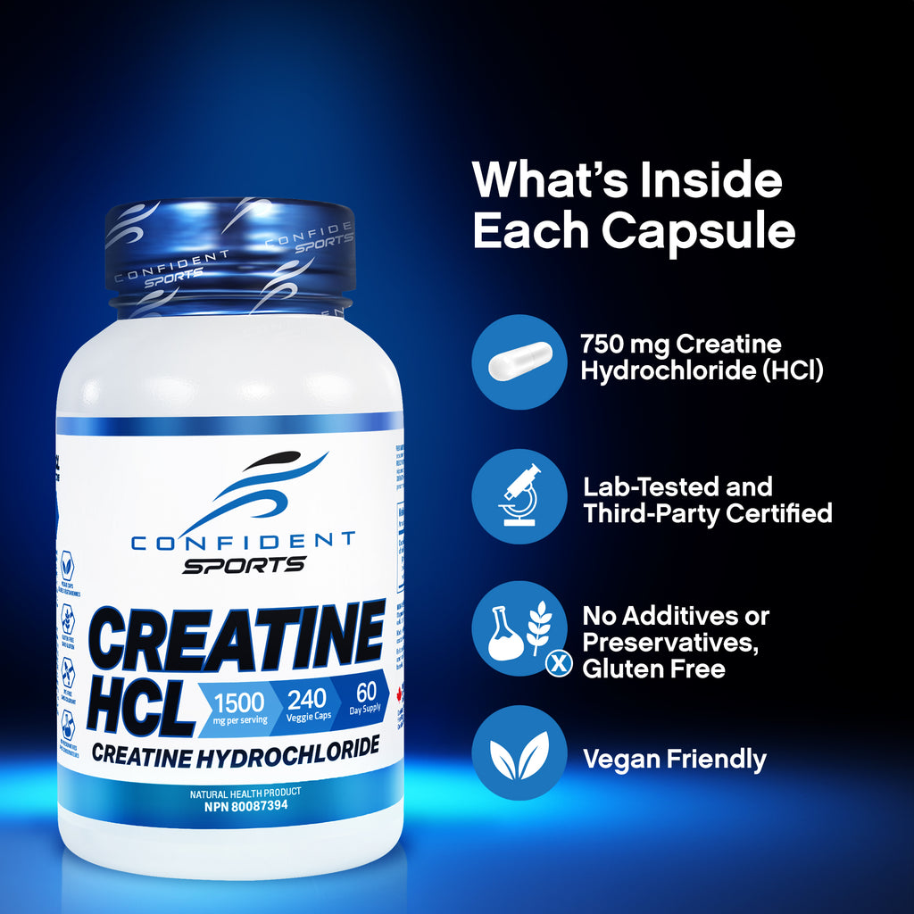 Creatine HCl (120, 240 ct)