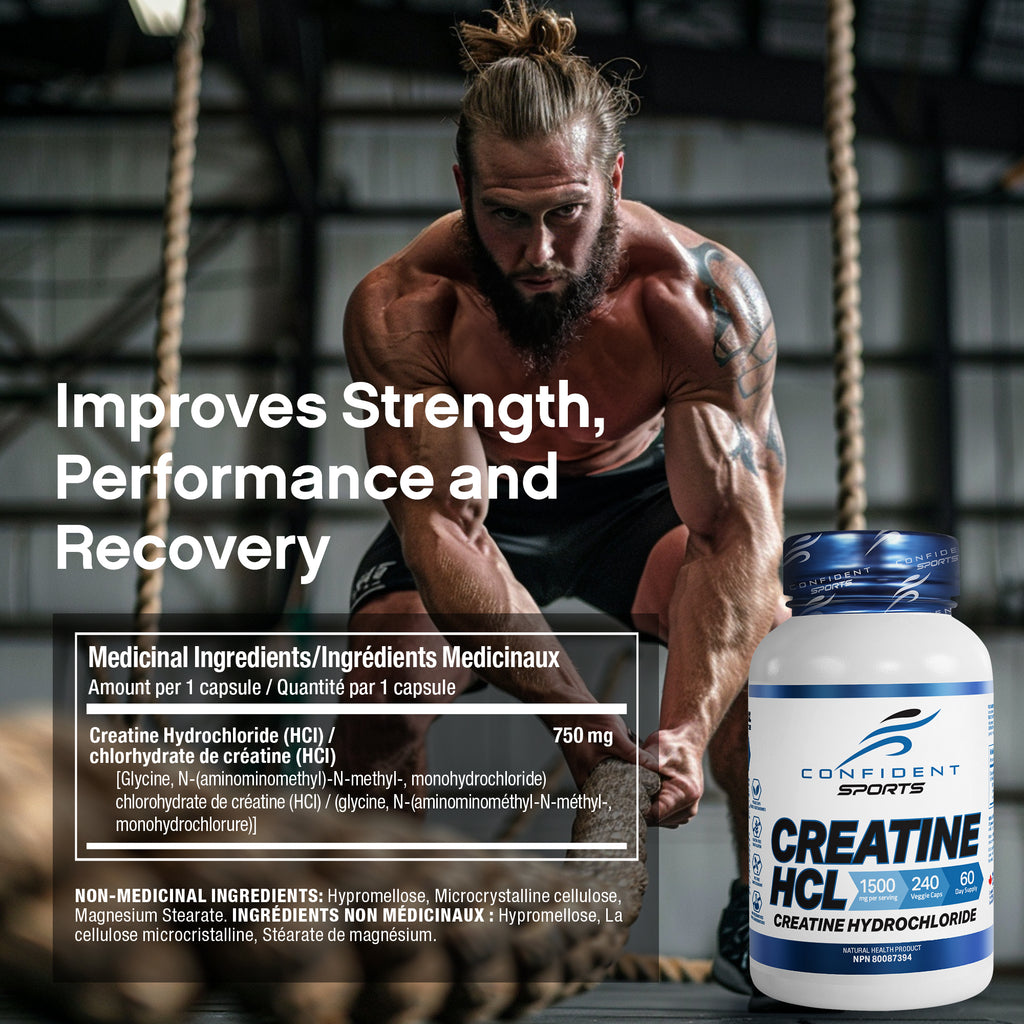 Creatine HCl (120, 240 ct)
