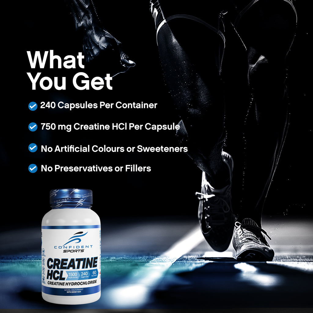 Creatine HCl (120, 240 ct)