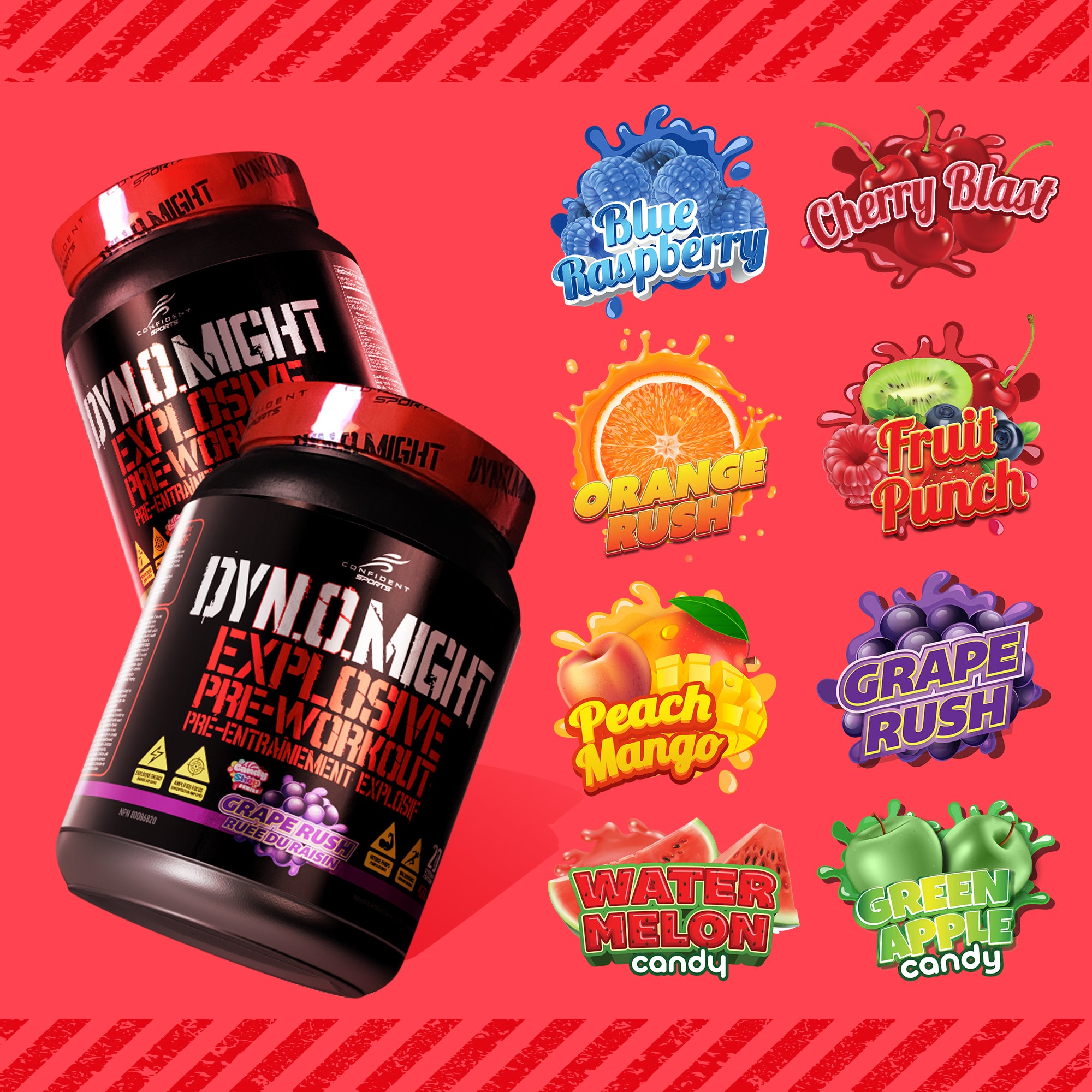 Dynomight Preworkout with FREE Shaker Cup